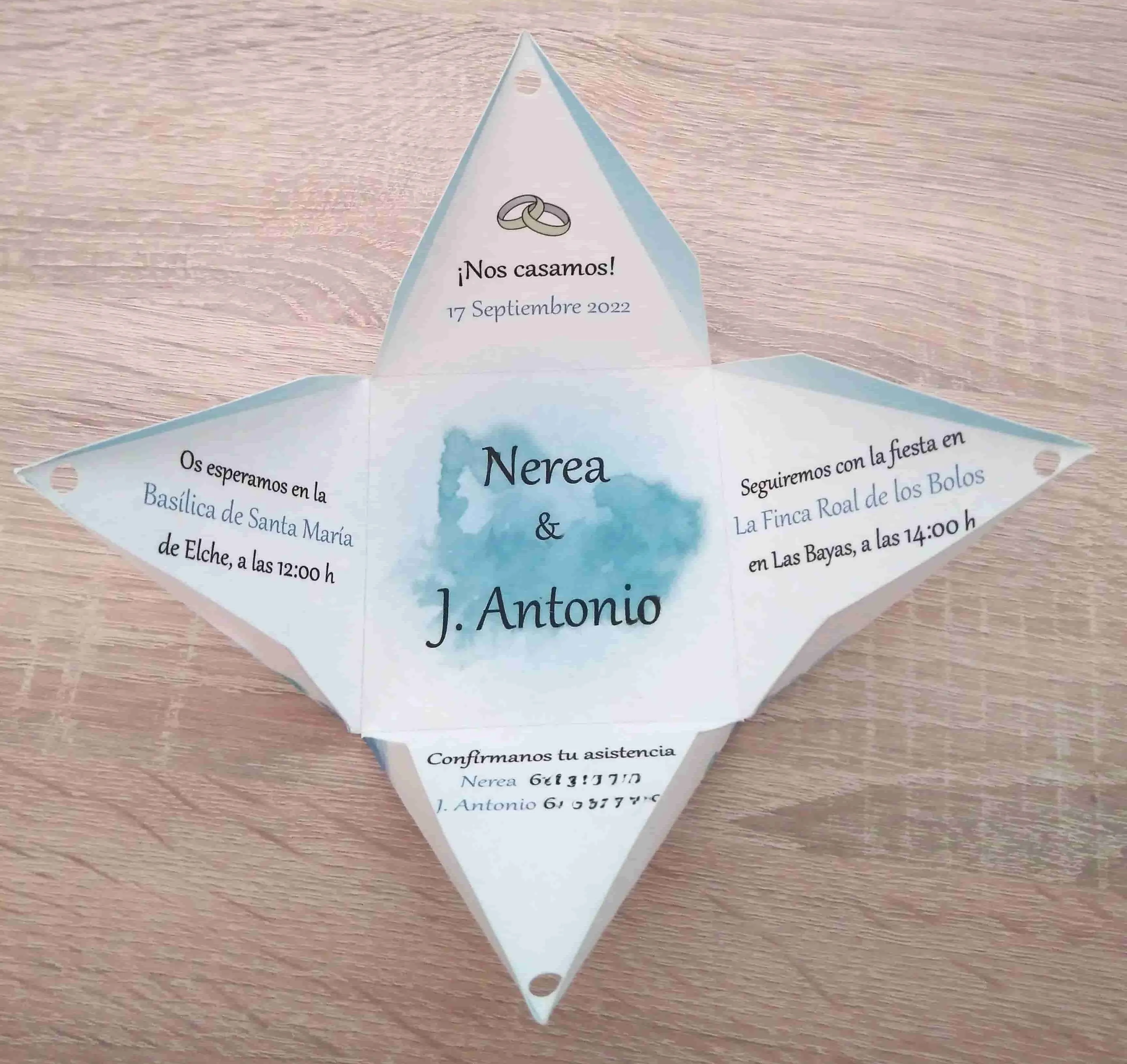 invitación de boda