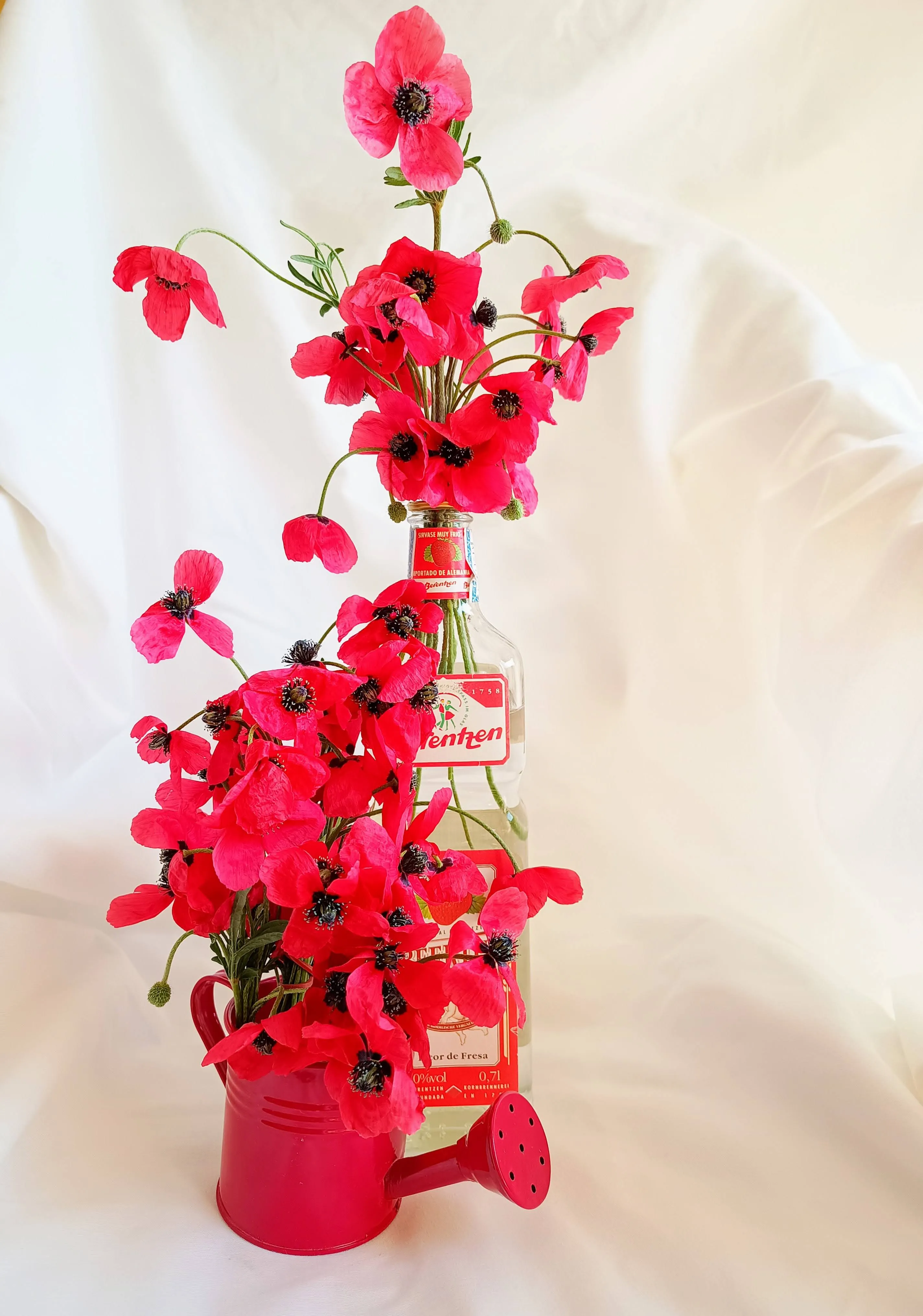 Arreglo floral amapolas