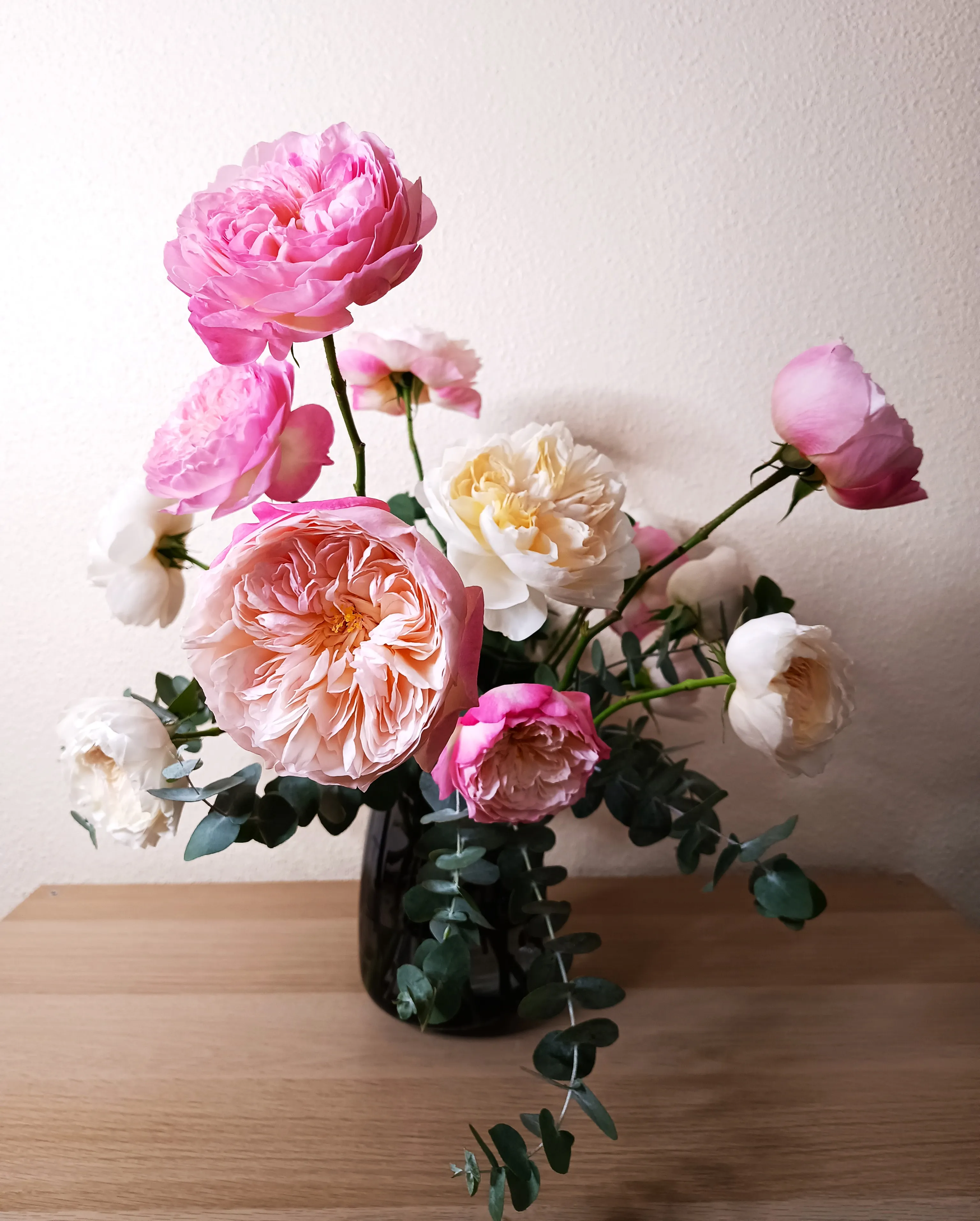 Arreglo de rosas jardín