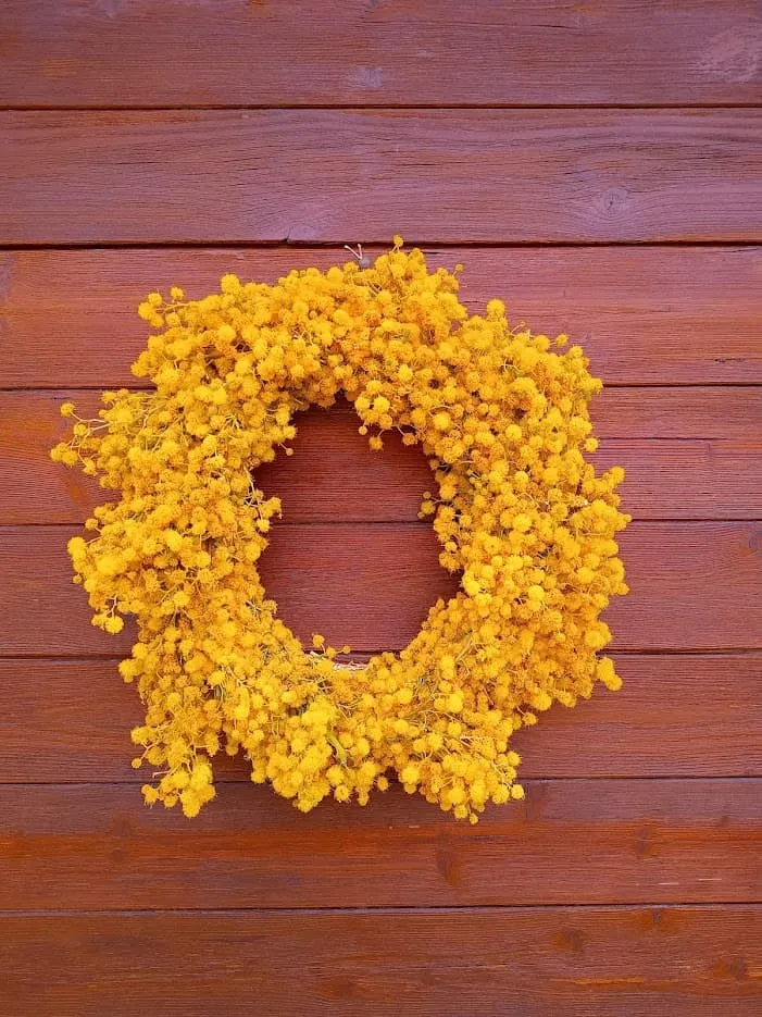 Corona de flores