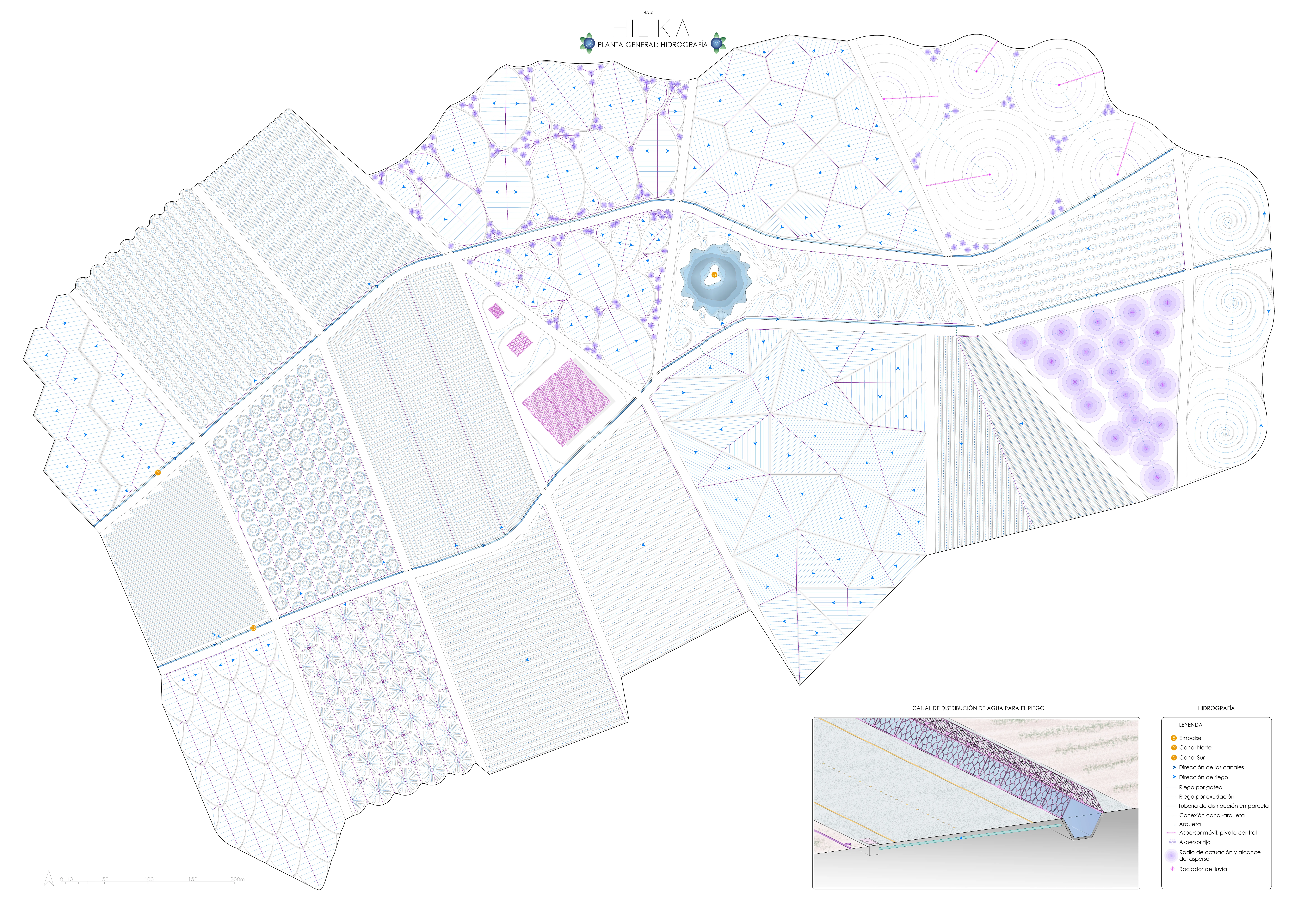 Plano general hidrográfico