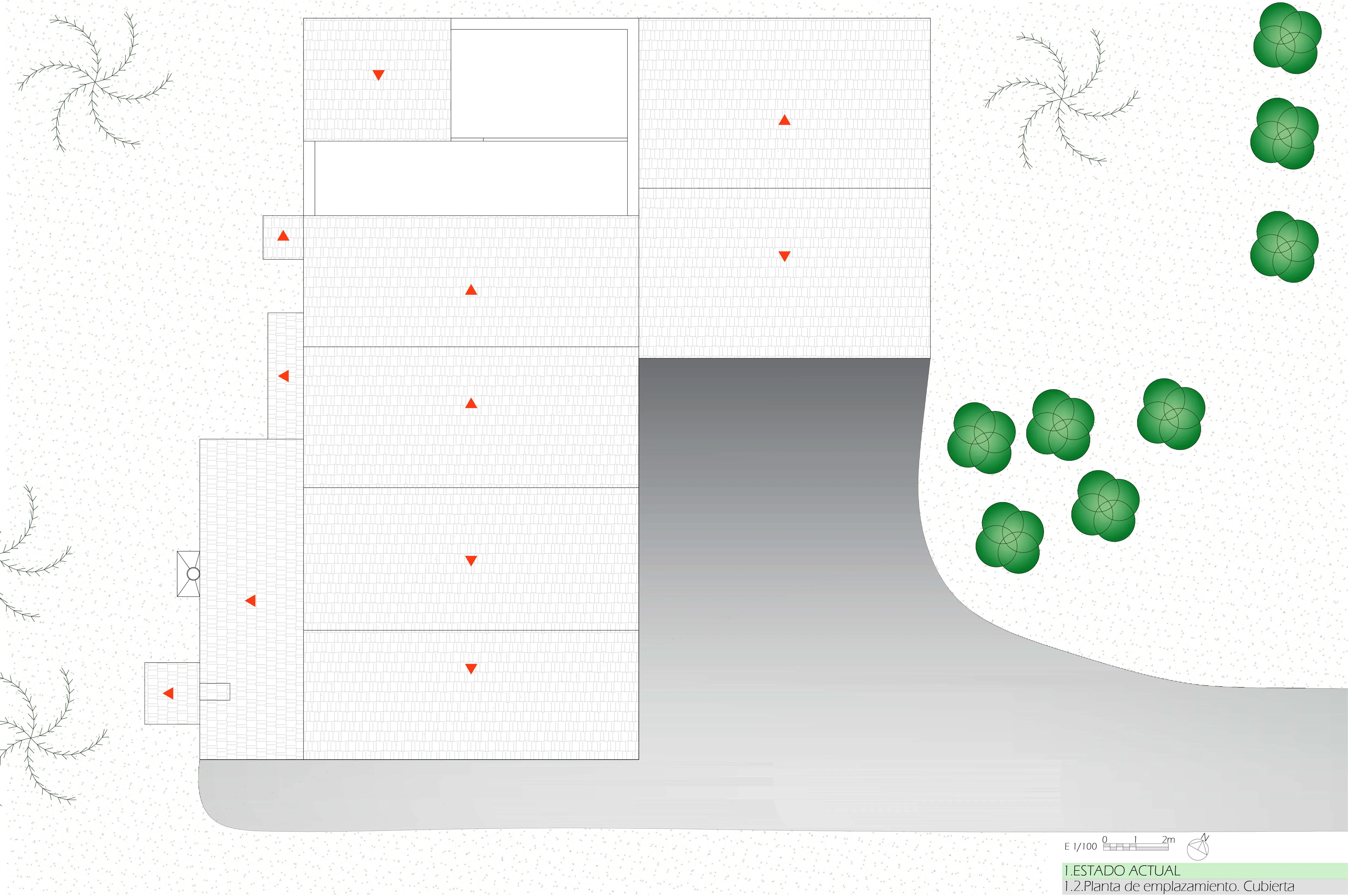 Actual - Planta emplazamiento y cubierta