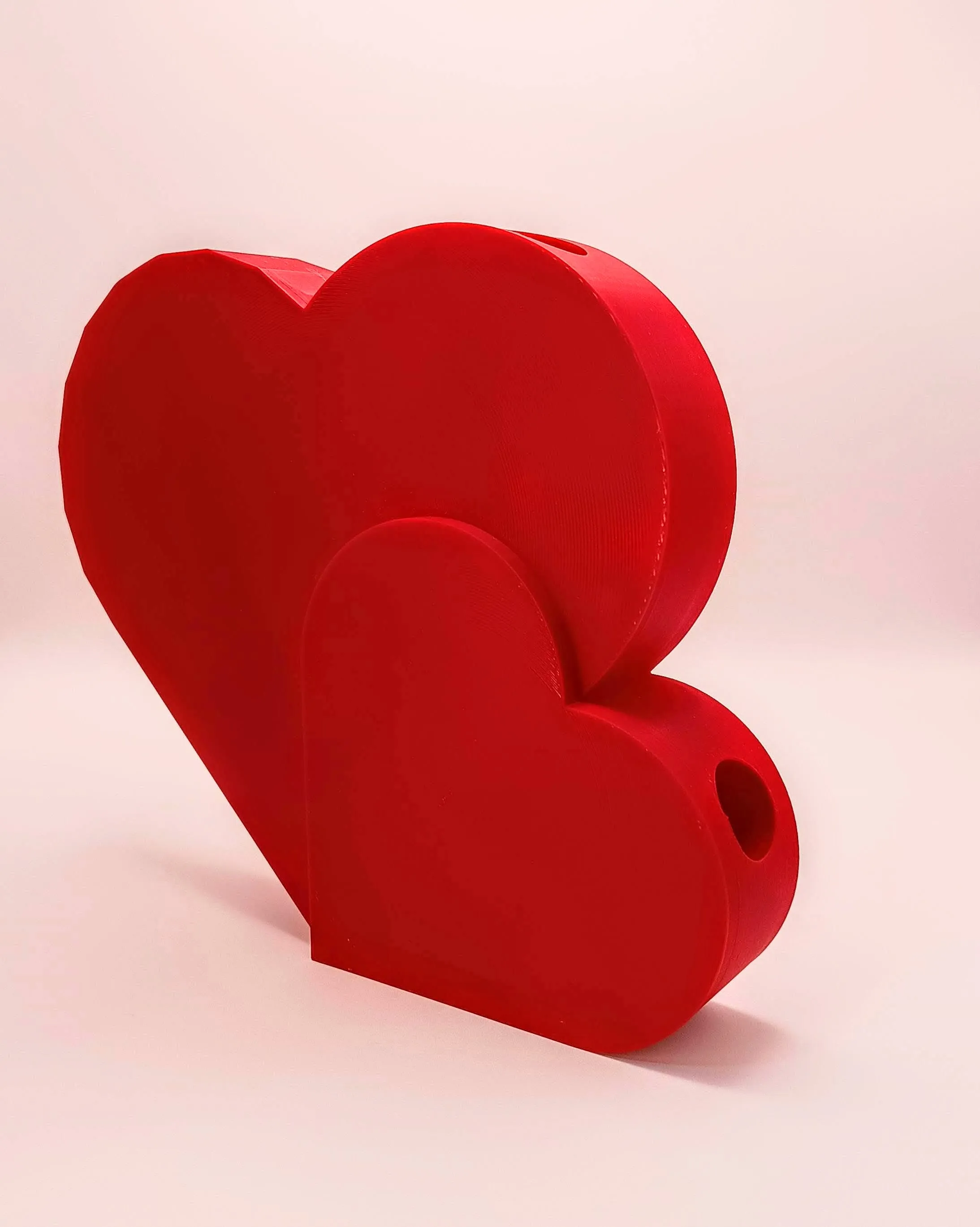 Soporte floral florero corazón