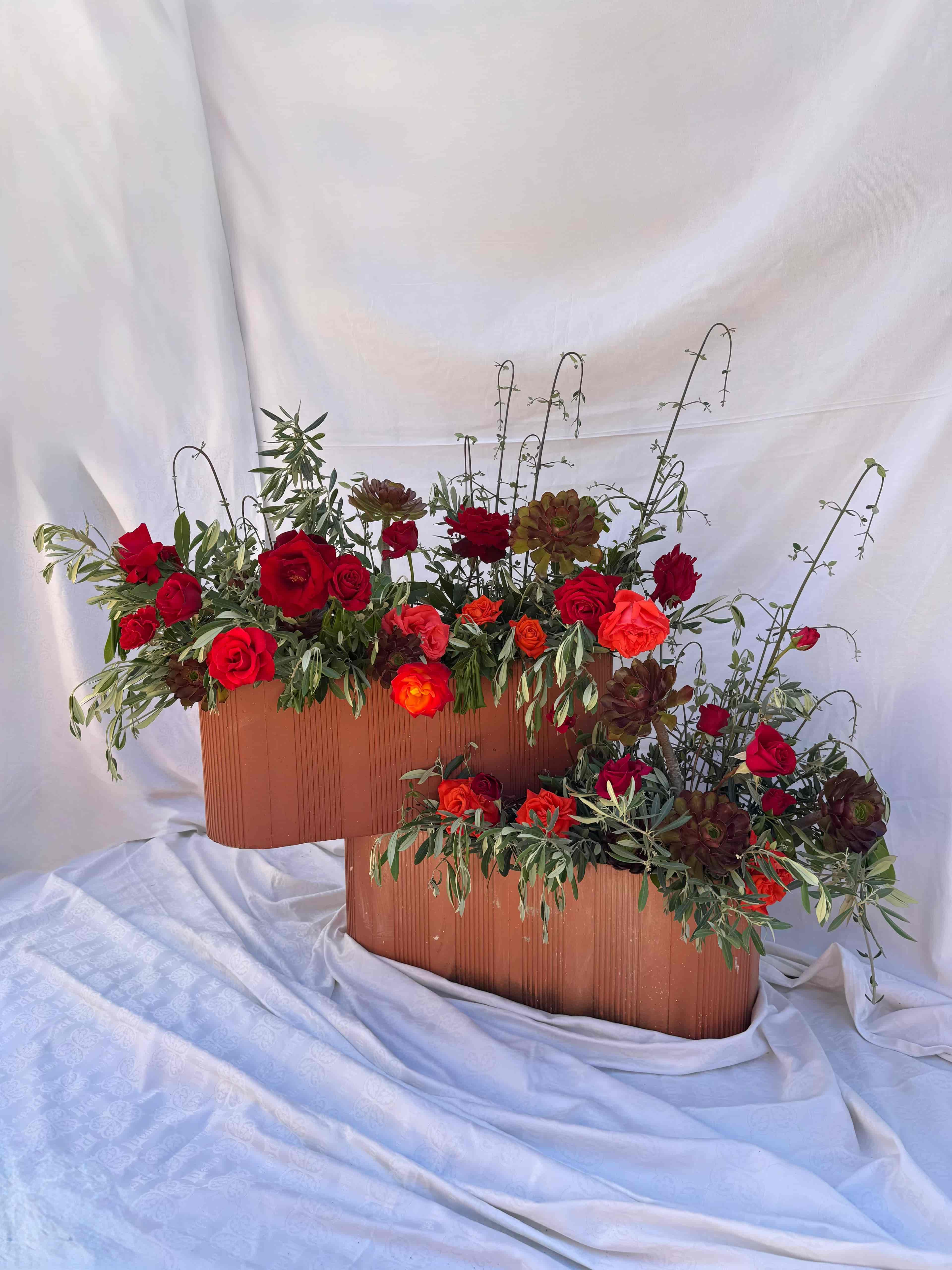 Bovedillas con flores